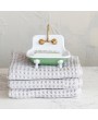 Vintage Metal Sink Soap Dish with Faucet – Farmhouse Style