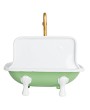 Vintage Metal Sink Soap Dish with Faucet – Farmhouse Style