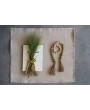 Wood & Coco Shell Bead Garland – Rustic Jute Tassel Home Décor