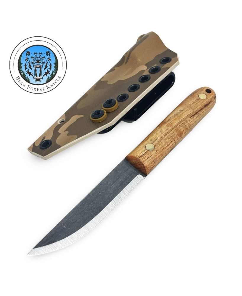 Custom Puukko – Durable 8670 Steel Bushcraft Knife