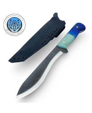 Custom Recurve Scandi – High-Carbon Knife for Outdoors