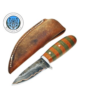 Damascus Hidden Tang Knife – Handcrafted & Durable