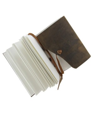 Handmade Leather Secret Journal – 240 Unlined Pages for Writing