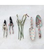 Floral Garden Pruning Shears – 8" Stainless Steel & Aluminum