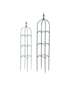 Powder-Coated Metal Garden Trellis Set – Farmhouse Style