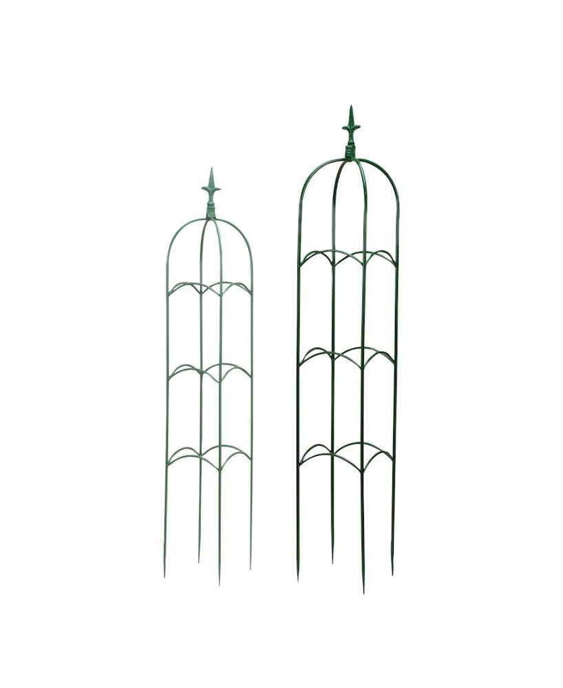 Powder-Coated Metal Garden Trellis Set – Farmhouse Style