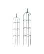 Powder-Coated Metal Garden Trellis Set – Farmhouse Style
