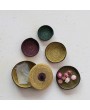 Hand-Woven Seagrass Nesting Baskets with Lid – Multi-Color, Set of 5