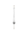 Handwoven Cotton Macrame Plant Hanger – 57" with Wood Ring