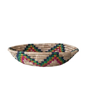 Hand-Woven Seagrass Basket – Natural & Multi-Color, Stylish & Eco-Frie