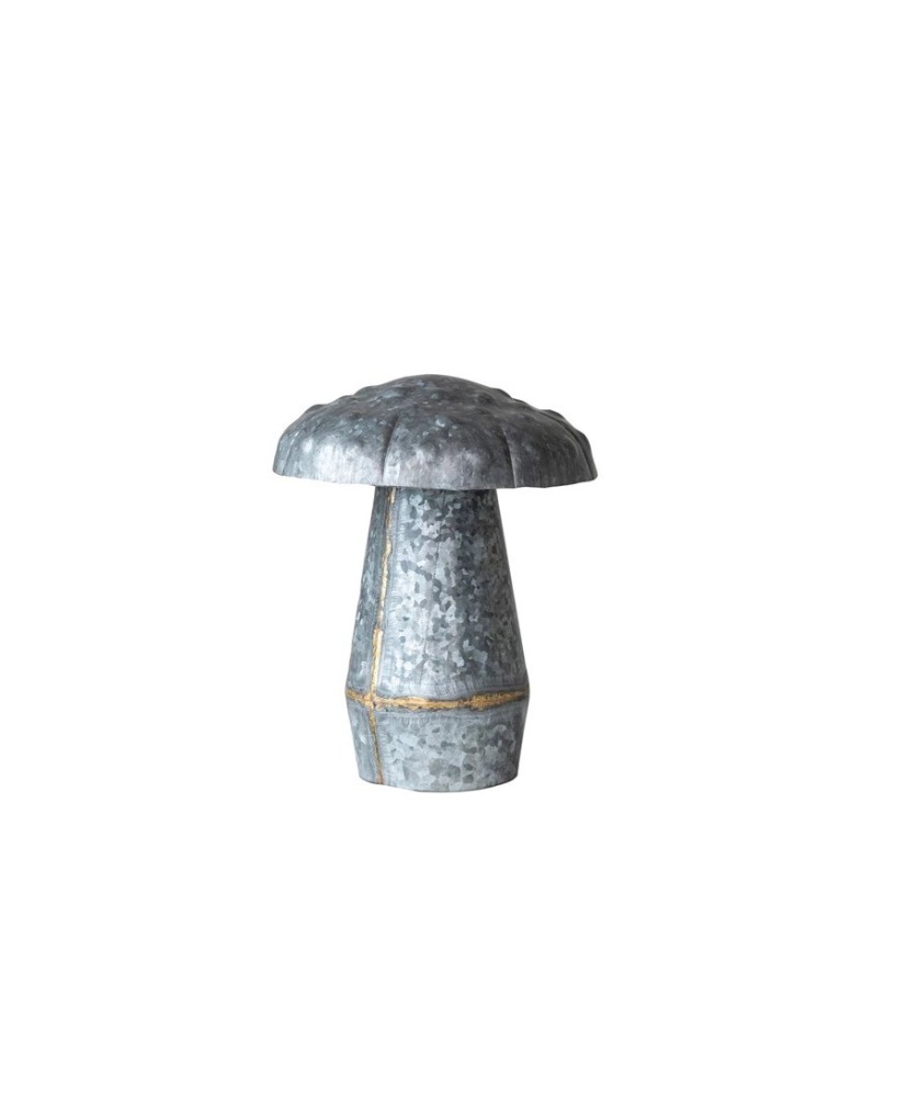 Galvanized Metal Mushroom Décor – Rustic Farmhouse Accent