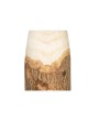 Natural Paulownia Wood Vase with Live Edge – Boho Home Accent