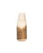 Natural Paulownia Wood Vase with Live Edge – Boho Home Accent