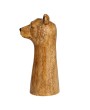 Hand-Painted Stoneware Bear Vase – Rustic Brown