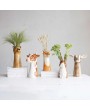 Hand-Painted Stoneware Bear Vase – Rustic Brown