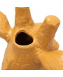 Stoneware Giraffe Head Vase – Mustard Matte Reactive Glaze