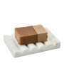 Carved White Marble Soap Dish – Elegant & Durable Bath Accessory