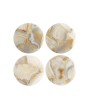 Natural Agate Coasters – Set of 4, Multicolor, Elegant & Durable