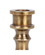 Cast Aluminum Taper Candle Holder – Antique Brass Minimalist Decor