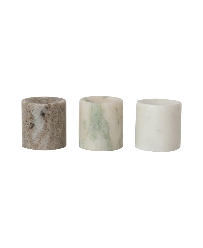 Marble Taper Candle Holder – 3 Colors for Elegant Home Decor