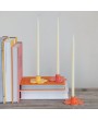 Stoneware Flower Shaped Taper Holder – Elegant Candle Holder