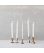 Hand-Forged Cast Iron Taper Holder – Antique Brass Vintage Decor