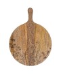 Mango Wood Cheese Board with Laser Etched Botanicals