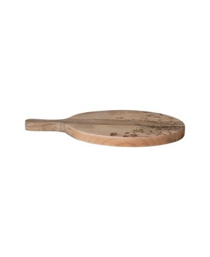 Mango Wood Cheese Board with Laser Etched Botanicals