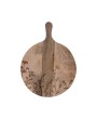 Mango Wood Cheese Board with Laser Etched Botanicals