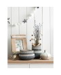 Distressed Terracotta Vases – Set of 3, Rustic Crackle Glaze