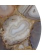 Multi-Color Agate Round Cheese/Serving Board – Unique & Elegant