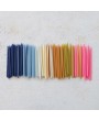 Unscented Thin Taper Candles – Set of 36 Ivory Candles for Events
