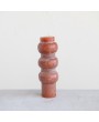 Unscented Totem Pillar Candle – Sculptural Spice Color Home Décor