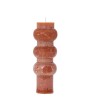 Unscented Totem Pillar Candle – Sculptural Spice Color Home Décor