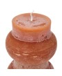 Unscented Totem Pillar Candle – Sculptural Spice Color Home Décor