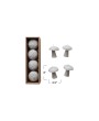 Whimsical Mushroom Shaped Candles – Grey, Set of 4 | Cozy Home Décor