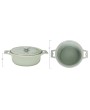Brie Baker Set – Stoneware with Lid & Spreader for Baked Brie