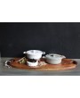 Brie Baker Set – Stoneware with Lid & Spreader for Baked Brie