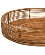 Hand-Woven Rattan Trays – Natural Decorative Set of 2 for Home Décor