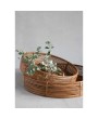 Hand-Woven Rattan Trays – Natural Decorative Set of 2 for Home Décor