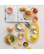 Hand-Painted Stoneware Clementine Measuring Cups – Set of 4