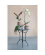 Handmade Terra-cotta Planter/Candle Holder with Cut-Outs