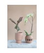 Handmade Terra-cotta Planter/Candle Holder with Cut-Outs