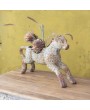 Decorative Carousel Leopard Shaped Container - Vintage Reproduction