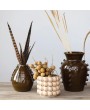 Stoneware Raised Dots Planter – 4” Pot Holder