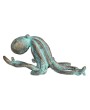 Verdigris Resin Octopus Décor – Coastal & Nautical Accent Piece