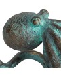Verdigris Resin Octopus Décor – Coastal & Nautical Accent Piece