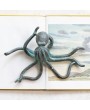 Verdigris Resin Octopus Décor – Coastal & Nautical Accent Piece