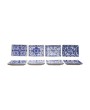 Hand-Painted Stoneware Plate – Blue & White, 4 Unique Styles