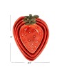 Hand-Painted Strawberry Shaped Measuring Cups – Set of 4